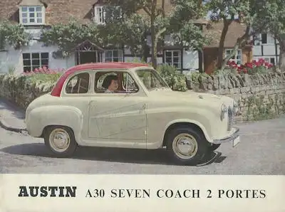 Austin A 30 Prospekt ca. 1951 f