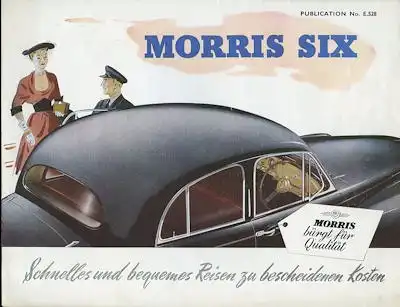 Morris Six Prospekt ca. 1952
