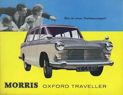 Morris Oxford Traveller Prospekt 9.1962
