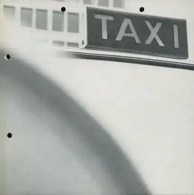Morris 1100 / 1800 Taxi Prospekt ca. 1970