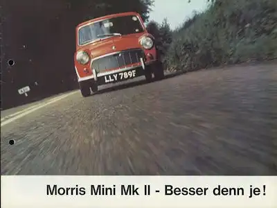 Morris Mini MK II Prospekt ca. 1967