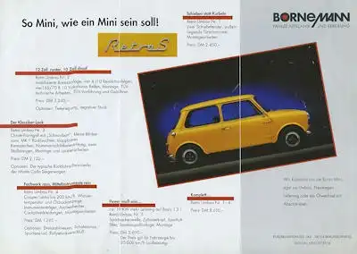 Mini / Bornemann Prospekt 1990er Jahre