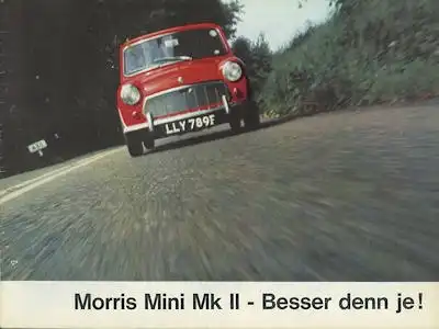 Morris Mini MK II Prospekt ca. 1967