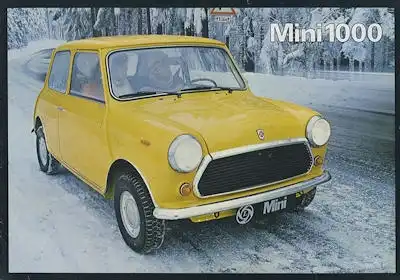 Mini 1000 Prospekt 6.1978