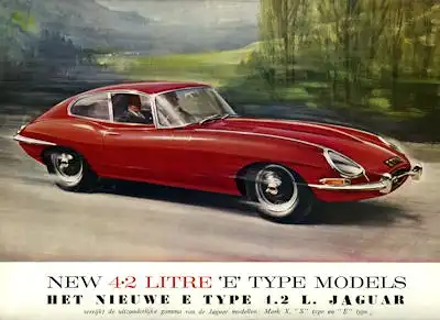 Jaguar 4.2 Litre E Type Prospekt 1962