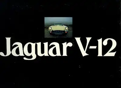 Jaguar E Type V 12 Prospekt 1973