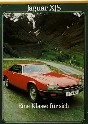 Jaguar XJS Serie III Prospekt 8.1979