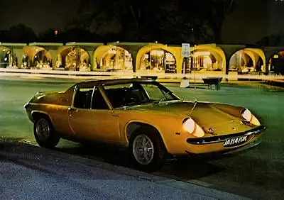 Lotus Europa Prospekt ca. 1967