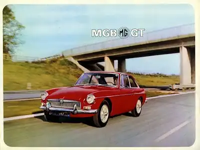 MG B GT (Coupé) Prospekt 1966