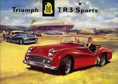 Triumph T.R.3 Sports Prospekt 1958