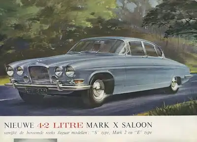 Jaguar Mark Ten Prospekt 1962 nl