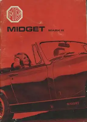 MG Midget Mark III Bedienungsanleitung 3.1970