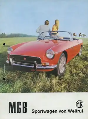 MG B Prospekt ca. 1969