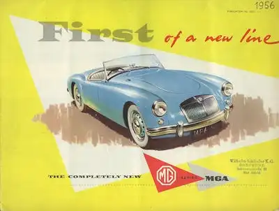 MG A Prospekt 1956