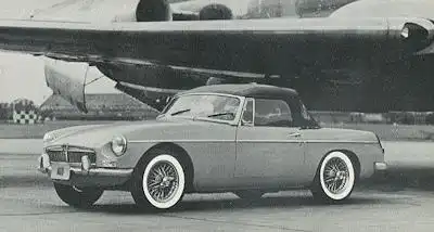 MG B Prospekt ca. 1962