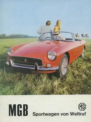 MG B Prospekt ca. 1969