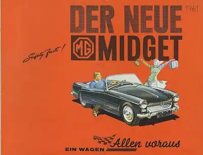 MG Midget Prospekt 4.1961