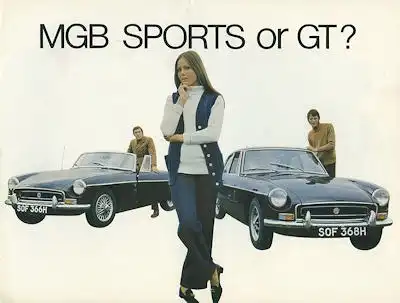 MG B / MG B GT Prospekt 10.1969