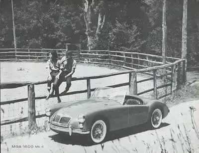 MG A 1600 Mark II Prospekt 7.1961