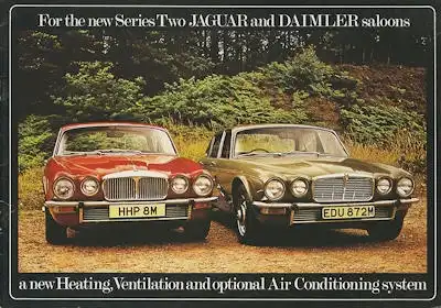 Jaguar XJ Serie II Prospekt 10.1973