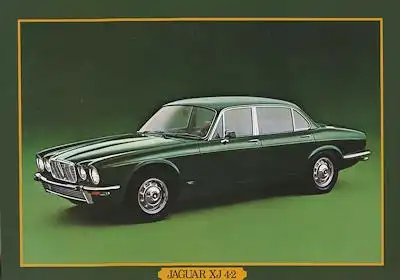 Jaguar XJ 4.2 Series 2 Prospekt 9.1977