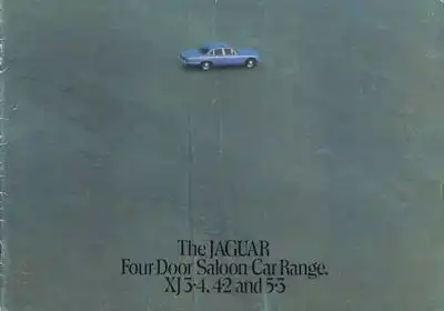 Jaguar XJ 3.4 / 4.2 / 5.3 Serie 2 Prospekt 1975