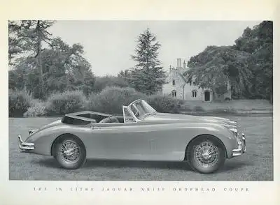 Jaguar XK 150 Prospekt 5.1957