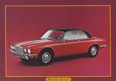 Jaguar XJ 4.2 C Series 2 Prospekt 9.1977