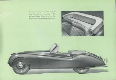 Jaguar XK 120 Prospekt 1949