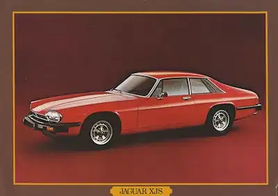 Jaguar XJS Prospekt 9.1977