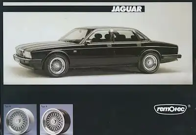 Jaguar Remotec Felgen Type A Prospekt 1980er Jahre
