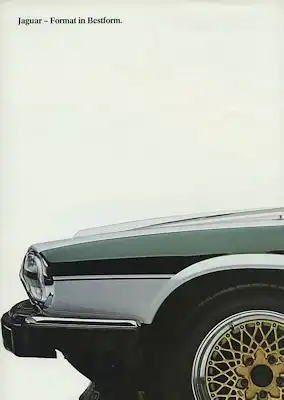 Jaguar XJS HE Prospekt 8.1983