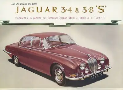 Jaguar S Type 3,4 + 3,8 Prospekt 1963 f