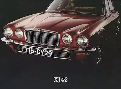 Jaguar XJ 4.2 Prospekt ca. 1976 e