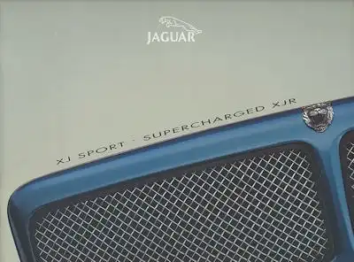 Jaguar XJ Sport & Supercharged XJR Prospekt 4.1995