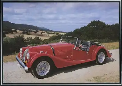 Morgan Plus 8 Prospekt 1980er Jahre