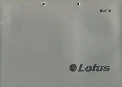 Lotus Elite Prospekt ca. 1977