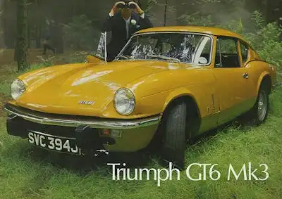 Triumph GT 6 MK 3 Prospekt 5.1971