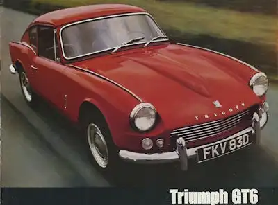 Triumph GT 6 Prospekt 11.1966