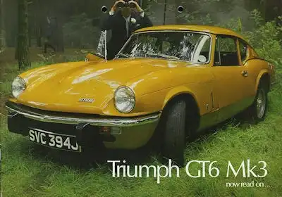 Triumph GT 6 MK 3 Prospekt 10.1970