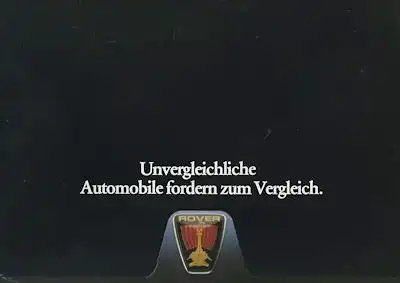 Rover Programm 1982