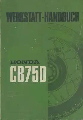 Honda CB 750 Reparaturanleitung 1971
