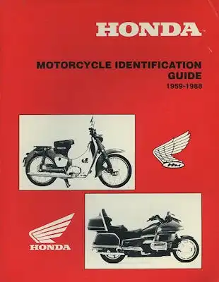Honda Motorcycle Identification Guide 1959-1988