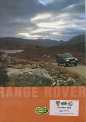 Range Rover Prospekt 1997