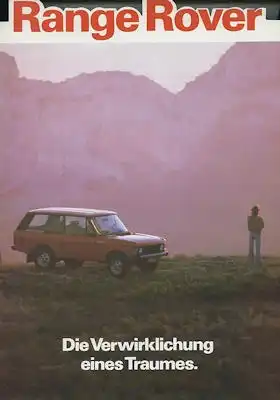 Range Rover Prospekt 3.1979