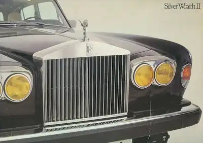 Rolls-Royce Silver Wraith II Prospekt 1977