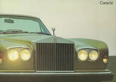 Rolls-Royce Corniche Prospekt 1977
