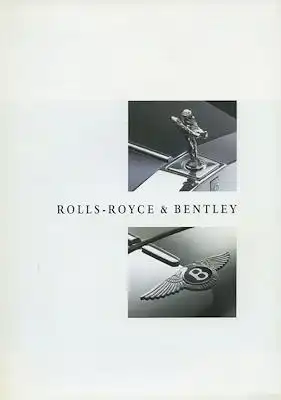 Rolls-Royce / Bentley Programm ca. 1991