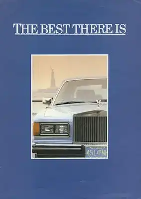 Rolls Royce Silver Sprint Prospekt ca. 1980