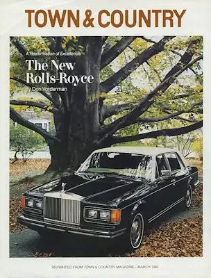 Rolls Royce Silver Sprint Test 1982